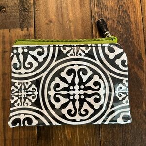 Toss Small Wipeable Cosmetic Bag Zipper Pouch | Makeup Travel Toiletry Case